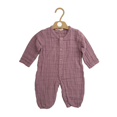 Pyjama Bébé Mousseline Bio Beberotti® Violet