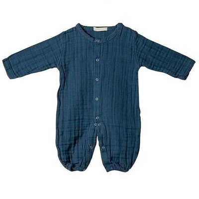 Beberotti® Organic Muslin jumpsuit blue