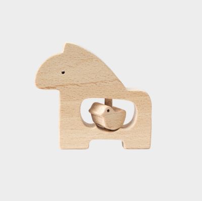 Childwood Handmade Wooden Rattle DADABIRD