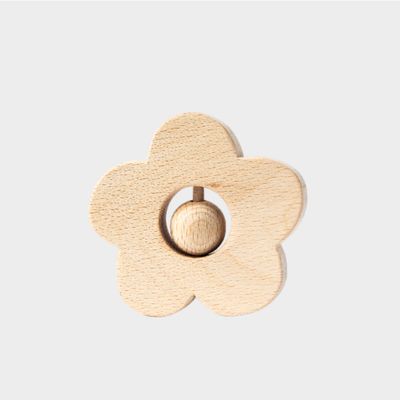 Childwood Handmade Wooden Rattle DAISY
