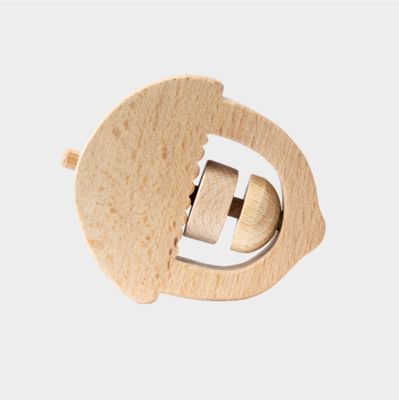 Childwood Handmade Wooden Rattle NUT