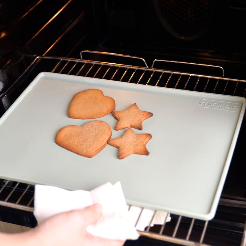 MinikOiOi Tappetino in Silicone – Per la pappa &amp; la cottura – Sicuro, Antiscivolo, Senza BPA, Türki…
