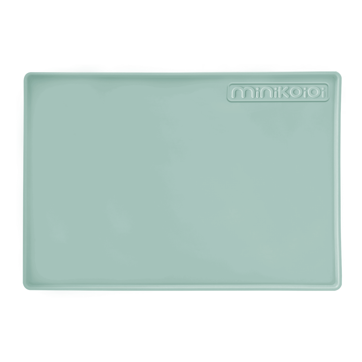MinikOiOi Mat - River Green - Silicone feeding/baking mat, Silicone Place Mat