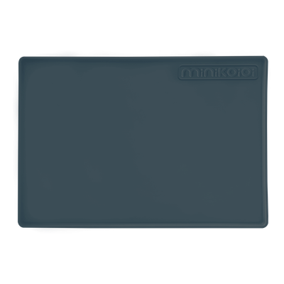 MinikOiOi Mat - Deep Blue - Silicone feeding/baking mat, Silicone Place Mat