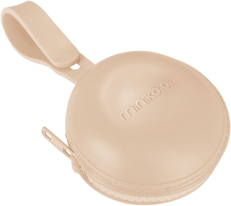 MinikOiOi Pod - Bubble Beige - Silicone pacifier case