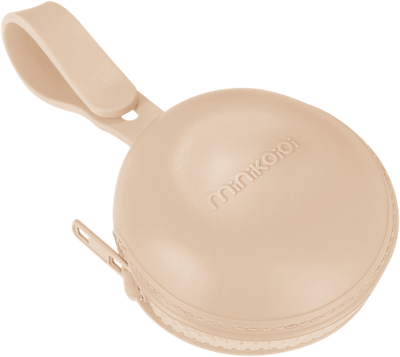MinikOiOi Pod - Bubble Beige - Silicone pacifier case