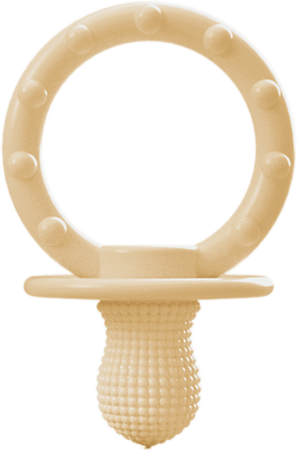 MinikOiOi Gumy - Mellow Yellow - Soft silicone teether