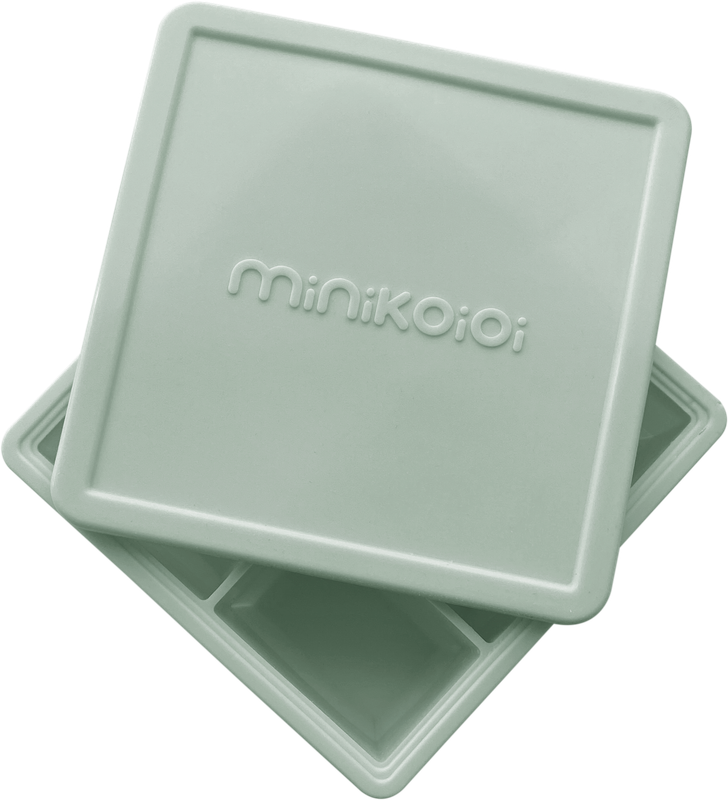 MinikOiOi Puree Pods - River Green - Silicone puree mold
