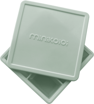 MinikOiOi Puree Pods - River Green - Silicone puree mold