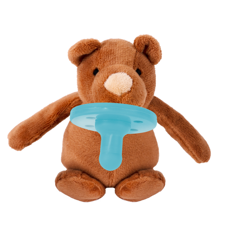 MinikOiOi Sleep Buddy - Moi - Silicone pacifier with soft toy