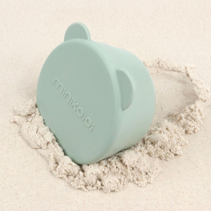 MinikOiOi Mini Ciotola con Coperchio, 2 pz, Verde Acqua / Grigio Cipria – foto prodotto, stoviglie …
