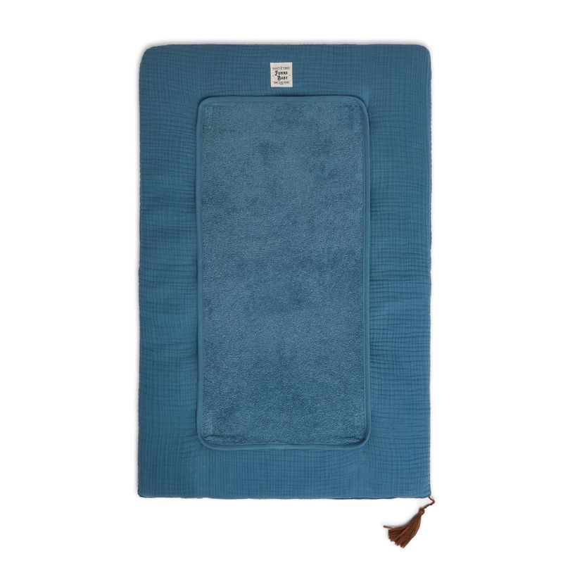 Funnababy® Muslin Changing Mattress - Blue- 50x80 Cm