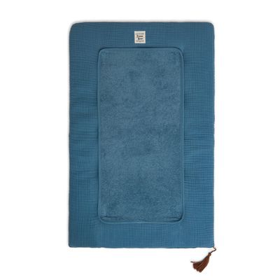 Funnababy® Muslin Changing Mattress - Blue- 50x80 Cm