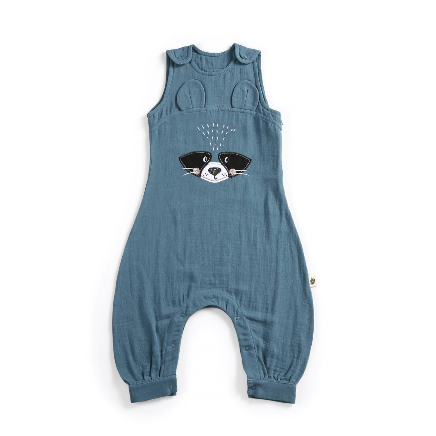 Funnababy® Muslin Sleep Romper - Tog 1. 0 - Province - Petrol - 90 Cm