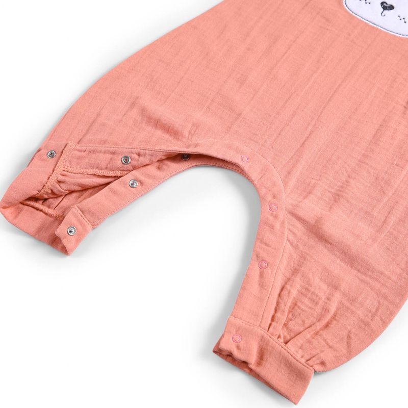 Funnababy Combinaison de Sommeil en Mousseline - Tog 1.0 - Corail - Rose - 90 cm, Korall – photo pr…