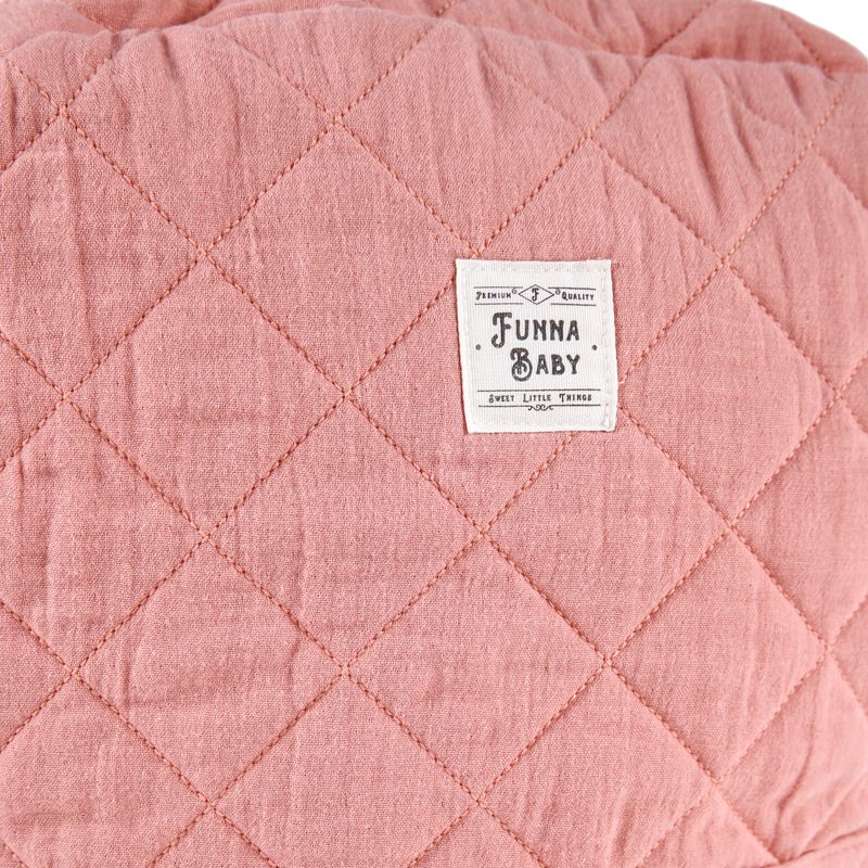 Funnababy Muslin - Backpack - Coral pink, Korall – product image, stroller accessory, school suppli…