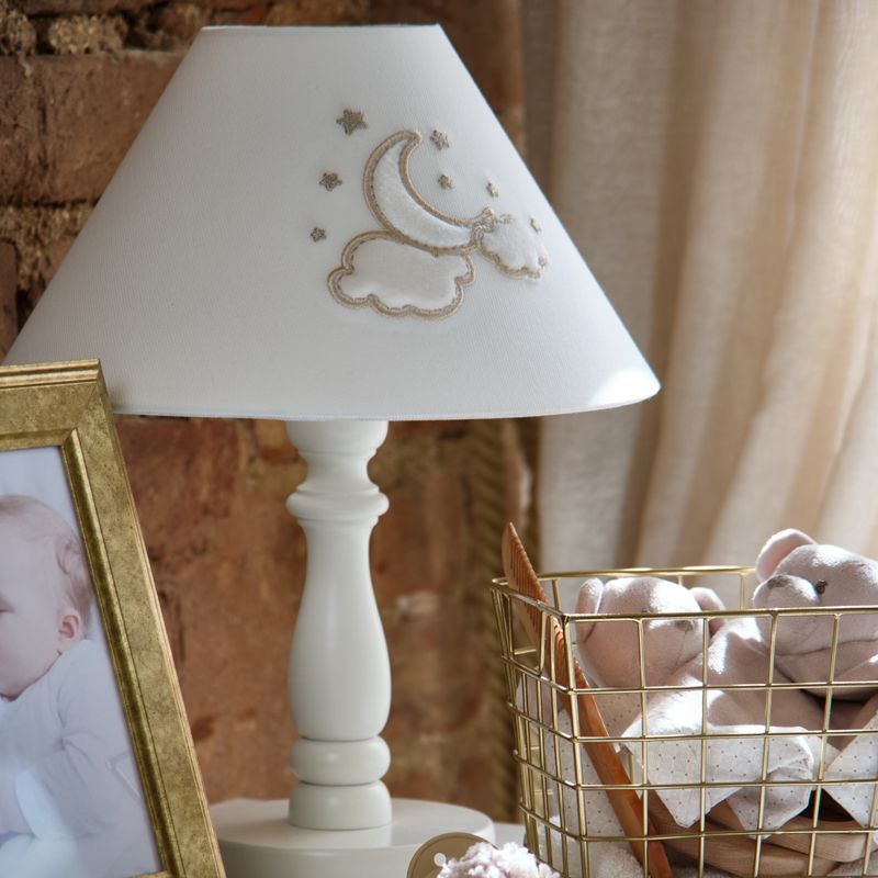 Funnababy Table lamp for the baby room – night light for children, Weiss Luna – product image, baby…