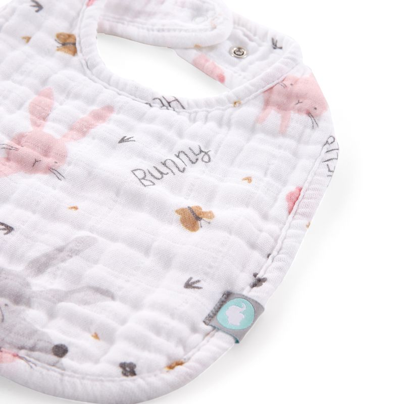 Funnababy Set di Bavaglini (3 pezzi) - Rabbit - 0/1 anno – foto prodotto, set pappa baby, tessili b…