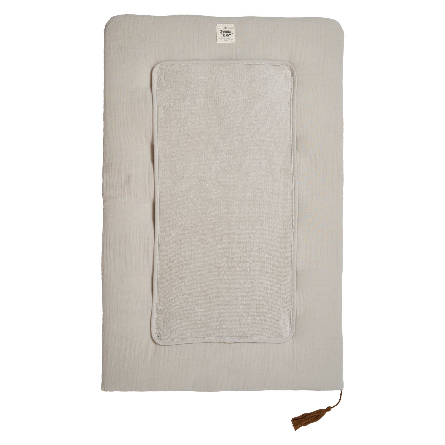 Funnababy® Muslin Changing Mattress - Sand - Beige - 50x80 Cm