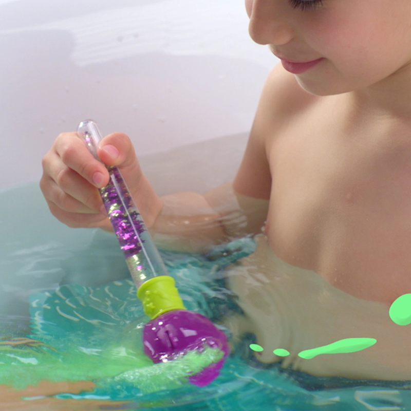 Zimpli Kids Baff Bombz Magic Brush Bath Bomb Painting Bath Toy – product image, STEM toy, baby sens…