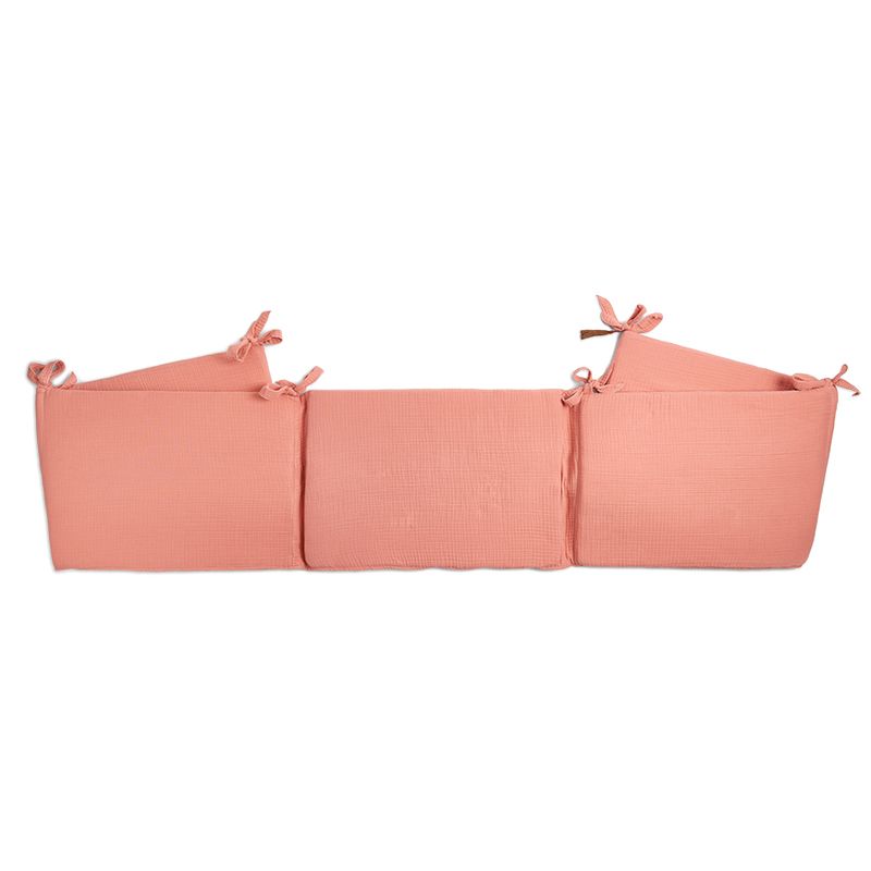 Funnababy® Muslin Universal Bumper - Coral - Pink - 70x130 Cm