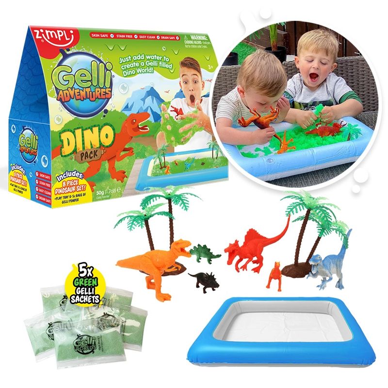 Zimpli Gelli Adventures Dino Pack Sensory Play Toy