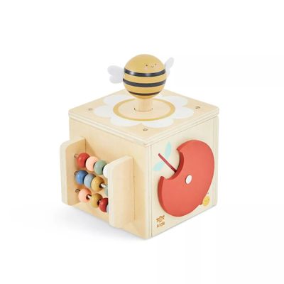 Just Bee Kids Wooden Mini Activity Cube