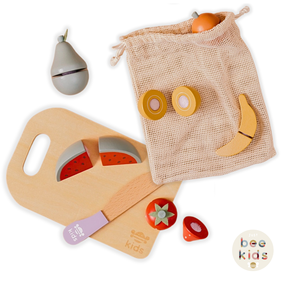 Just Bee Kids Wooden Food Playset (Fsc)