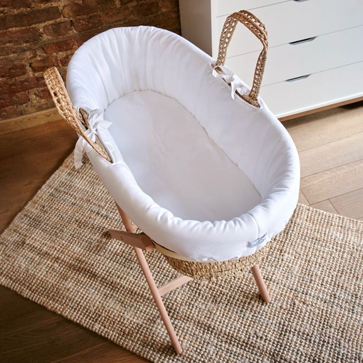 Funnababy® Moses Basket Textiles - Basic - White