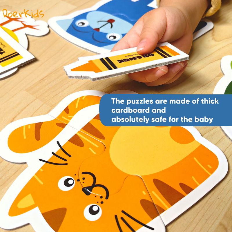 DoerKids Baby Puzzle - Colour Matching Game – product image, kids puzzle, motor skills toy