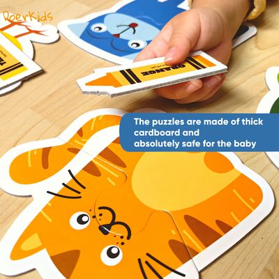 DoerKids Baby Puzzle - Colour Matching Game – product image, kids puzzle, motor skills toy