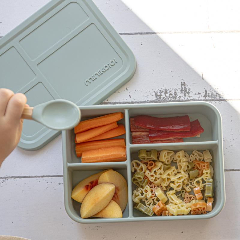 Bento-Box für Kinder, Silikon Znüni Box