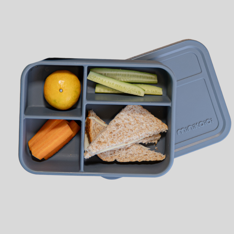 Bento-Box für Kinder, Silikon Znüni Box