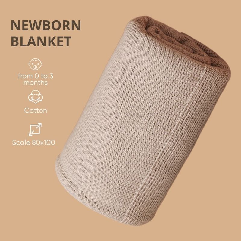 Knitted Blanket Zero.99, 100% Cotton