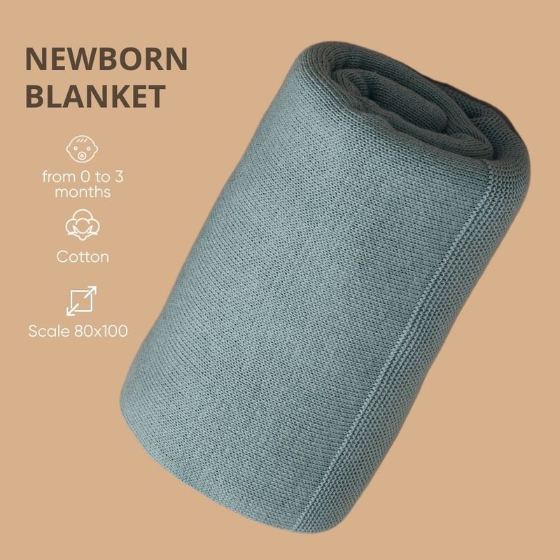 Knitted Blanket Zero.99, 100% Cotton