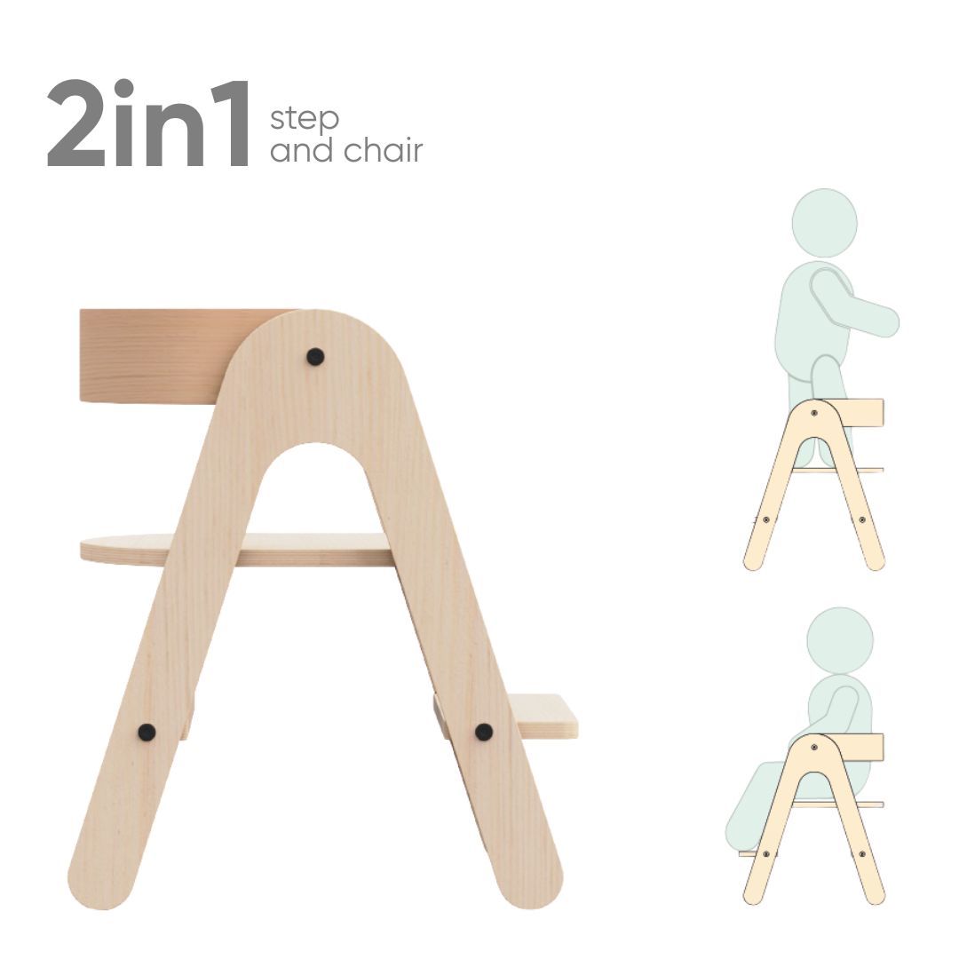MINISTEP chair and mini tower
