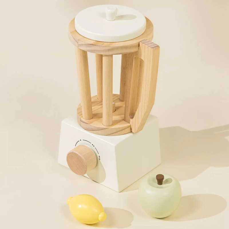 Coco Village Blender – Pretend Play for Little Hands – product image, baby sensory toy, wooden toy