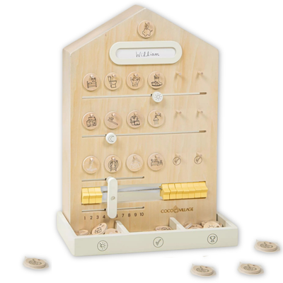 Coco Village Routine, Tasks and Rewards Board for Kids 3-in-1