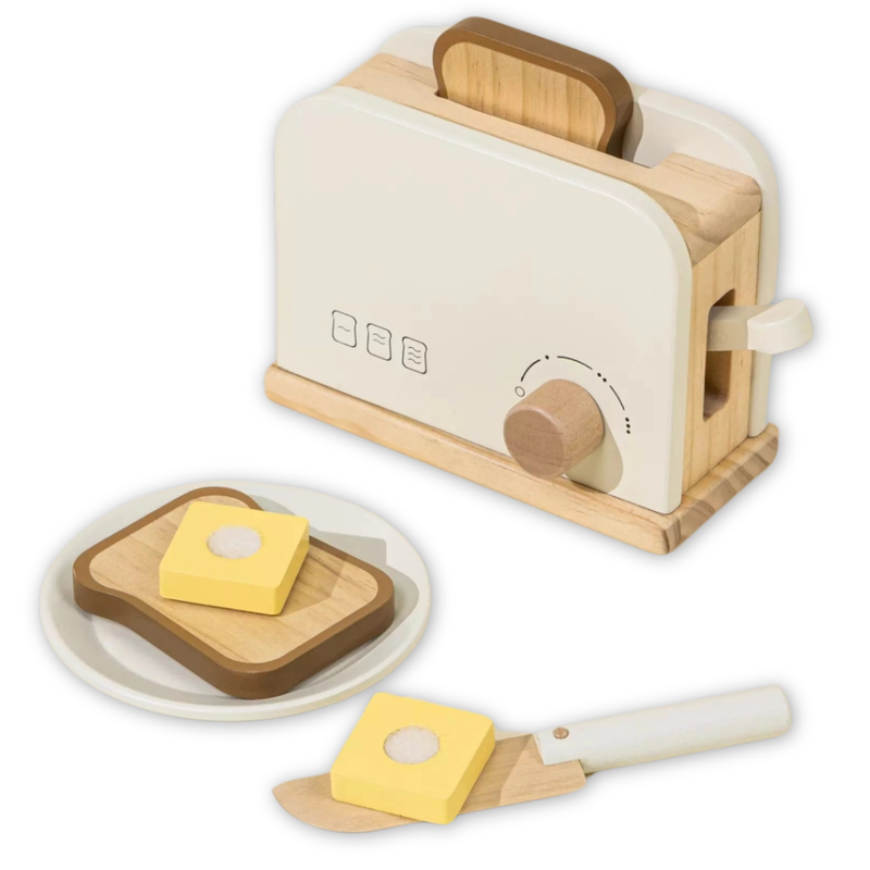 Coco Village Toaster Set – Educational Toy for Role Play