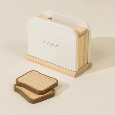 Coco Village Toaster Set – Educational Toy for Role Play – product image, baby sensory toy, baby fe…