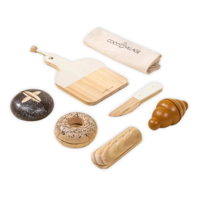 Coco Village Pâtisserie en bois – Stimule la pensée logique &amp; la créativité
