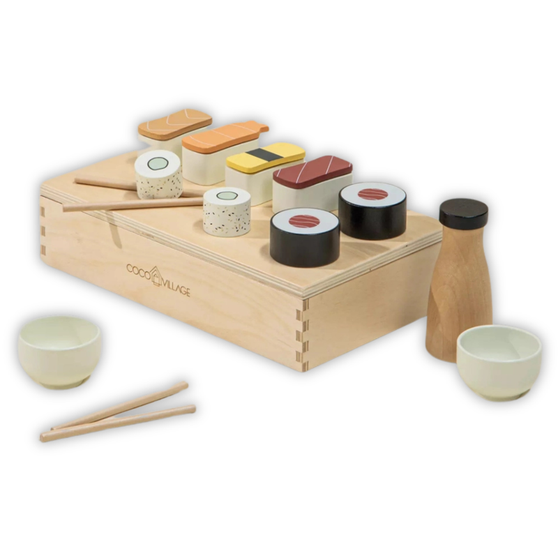 Coco Village Wooden Sushi Playset