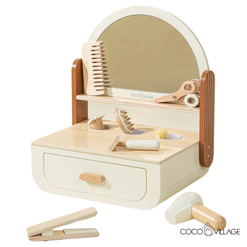 Coco Village Wooden Beauty Station Playset and Accessories