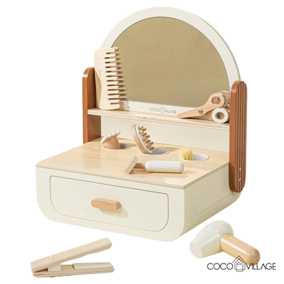 Coco Village Wooden Beauty Station Playset and Accessories