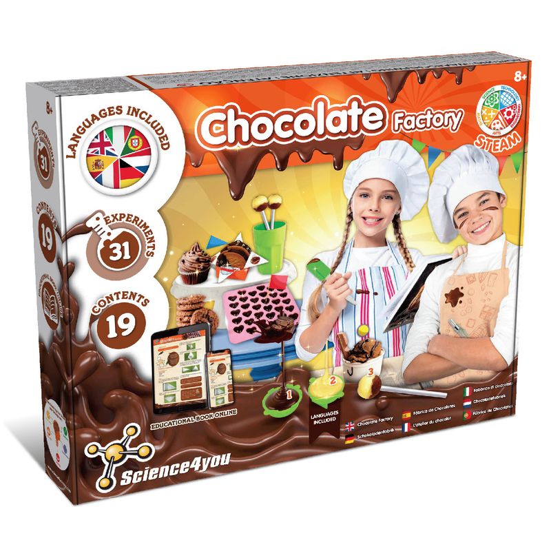 Science4you Chocolate Factory - Educational Toy for Kids (7 languages)