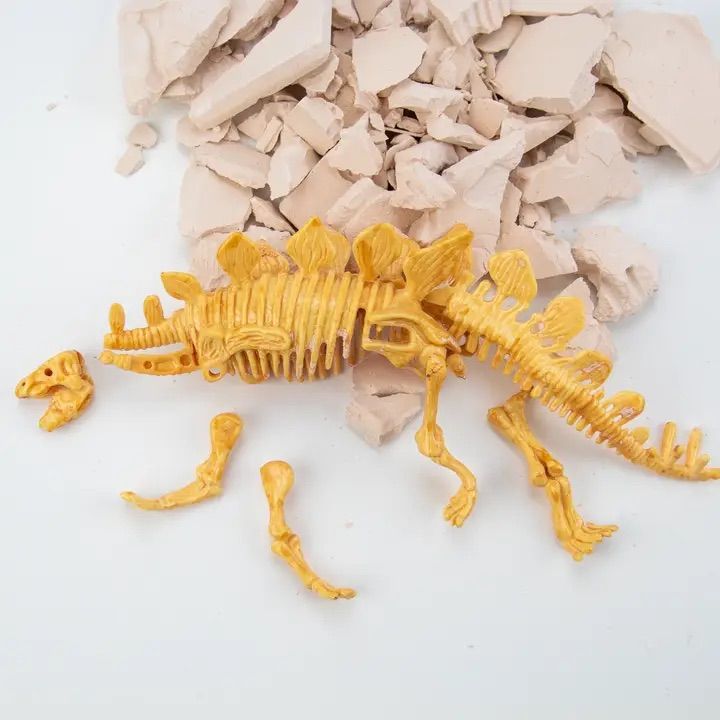 Science4you Stegosaurus Fossil Excavation Kit – STEM Dig &amp; Build Dinosaur Toy for Kids 6+ – 8 Langu…