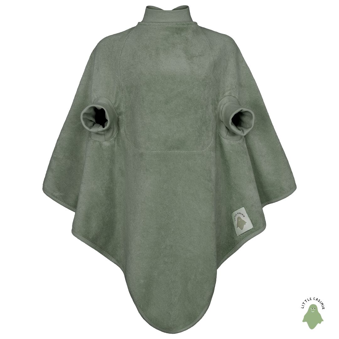 Little Casimir Magic Bib “Boo” – waterproof long-sleeve bib in cosy cotton terry, adjustable, grows with your child (6M-4Y)