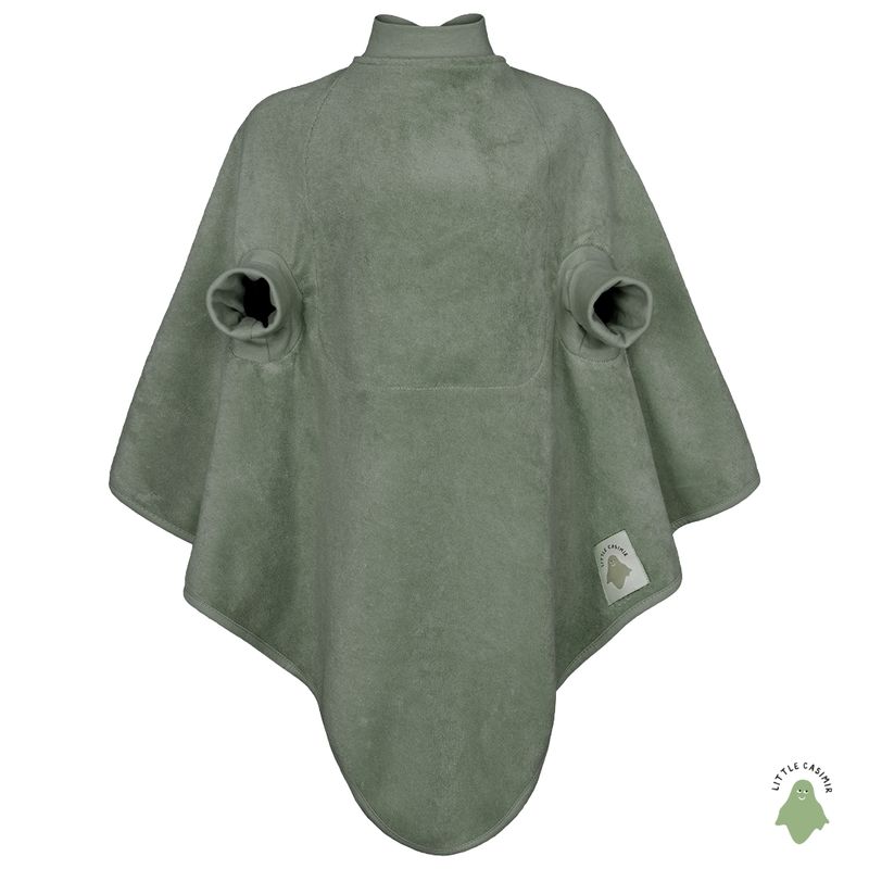Little Casimir Magic Bib “Boo” – waterproof long-sleeve bib in cosy cotton terry, adjustable, grows with your child (6M-4Y)
