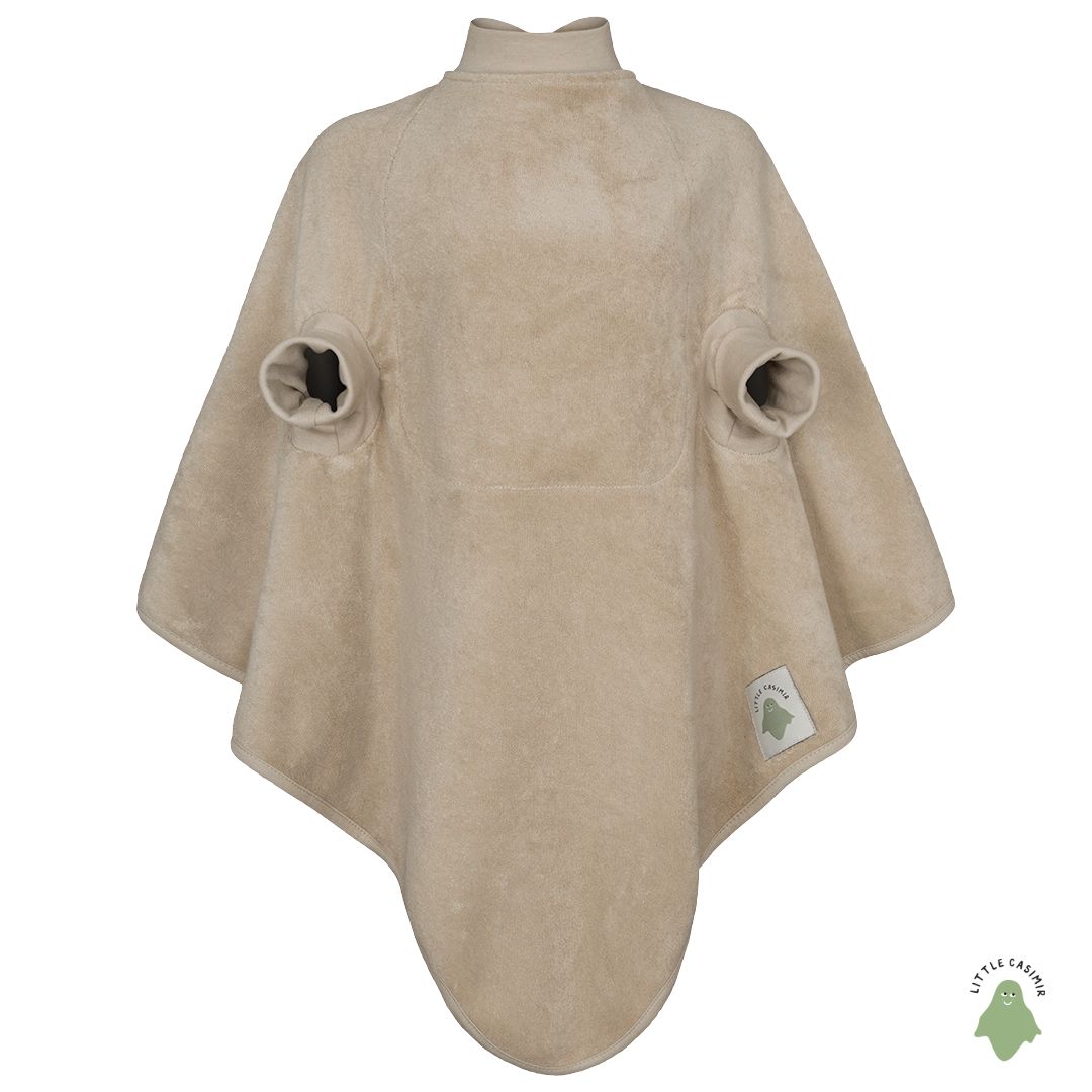Little Casimir Magic Bib “Boo” – waterproof long-sleeve bib in cosy cotton terry, adjustable, grows with your child (6M-4Y)