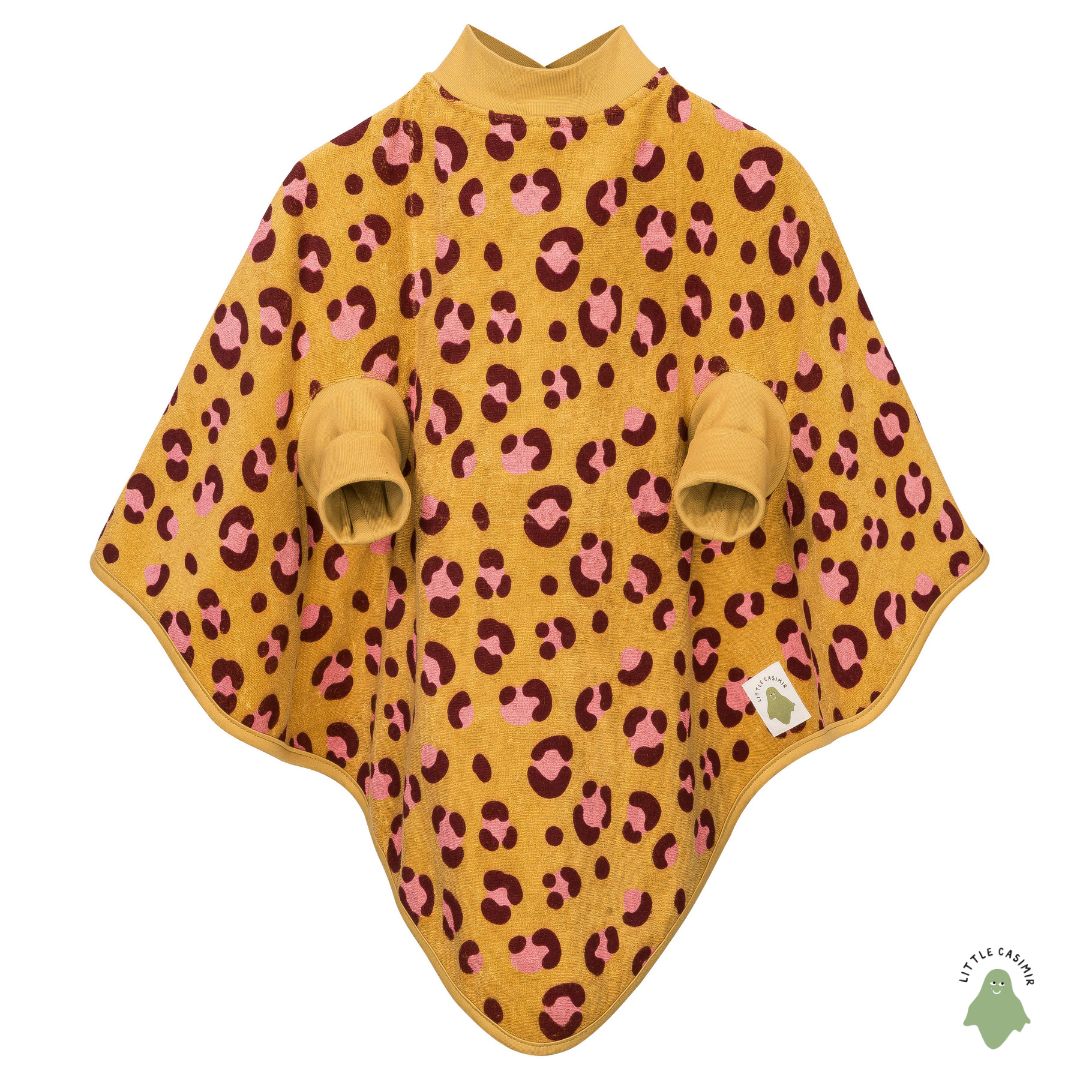 Little Casimir Magic Bib “Boo” – waterproof long-sleeve bib in cosy cotton terry, adjustable, grows with your child (6M-4Y)